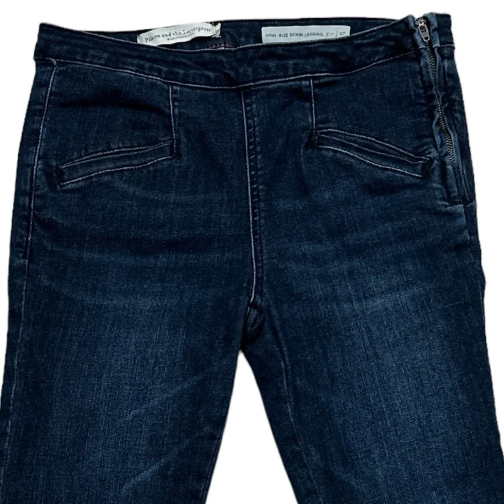 Anthropologie Pilcro and the Letterpress High-Rise Denim Legging Cropped